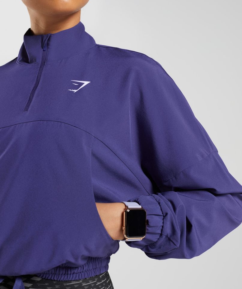 Women's Gymshark Sport Windbreaker Purple | CA 587D60